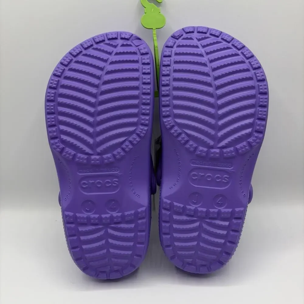 Crocs Purple Kids Classic Clog Galaxy 206991 Size J4 Youth 4 Slip On 206991 NWT